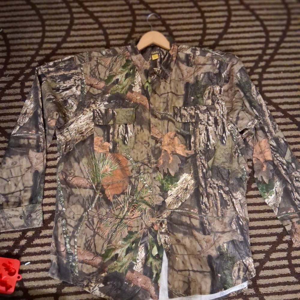 Men's Camouflage Button Down Shirt